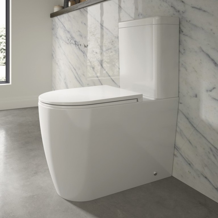 Lifestyle photo of The White Space Lab Rimless Close Coupled WC Closed Back with new cistern LABW13 LABANW5